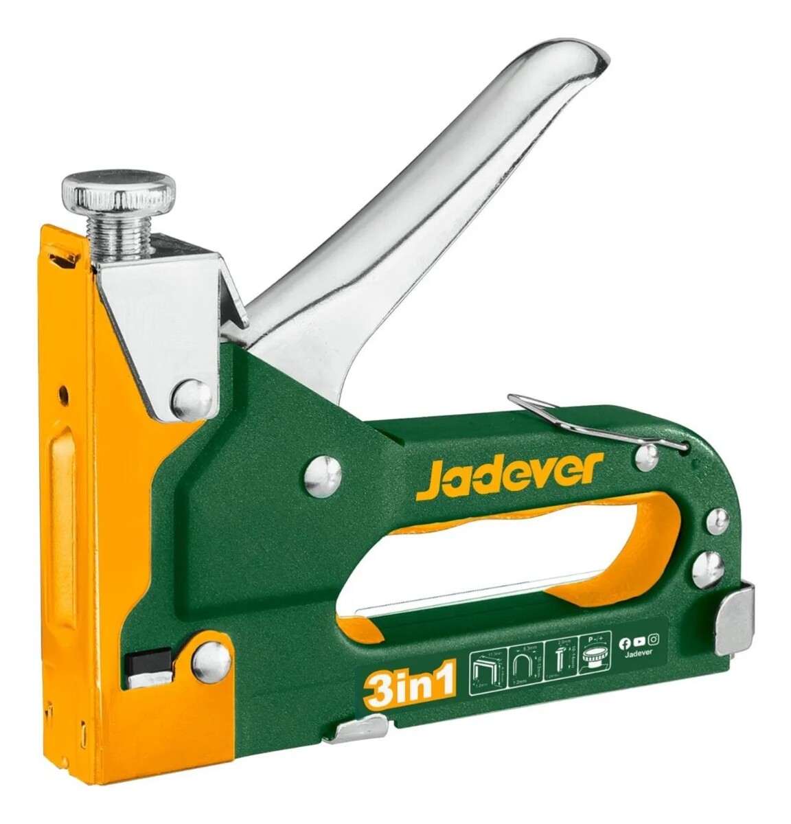 Engrampadora Clavadora Manual 3 en 1 Jadever para Tapicería 