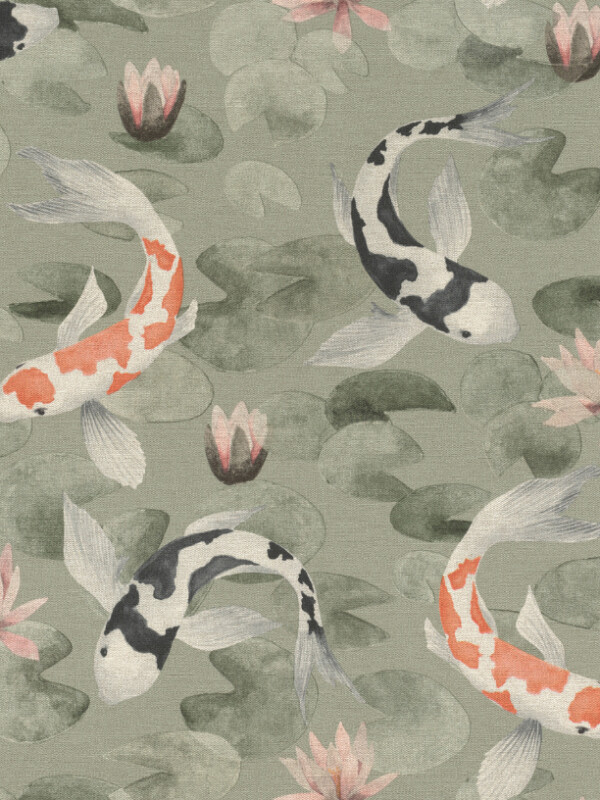 COLECCION WINDSONG - NOBU GREEN KOI FISH - N/A