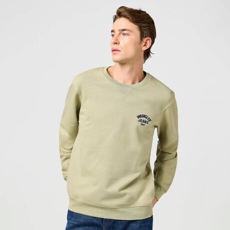Buzo Wrangler de Hombre - SMALL LOGO CREW - 112364088TEA ELD