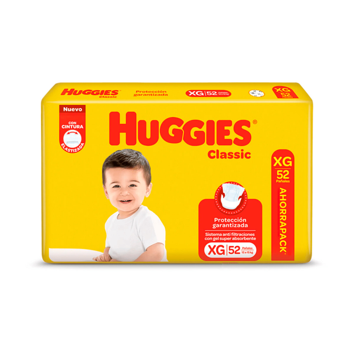 Pañales Huggies Classic Xg X 52 