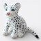 Peluche Grandes Felinos Leopardo Blanco
