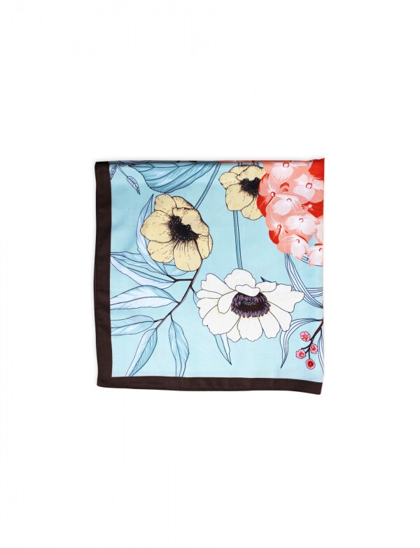 Pashmina Flores VERDE/MULTI