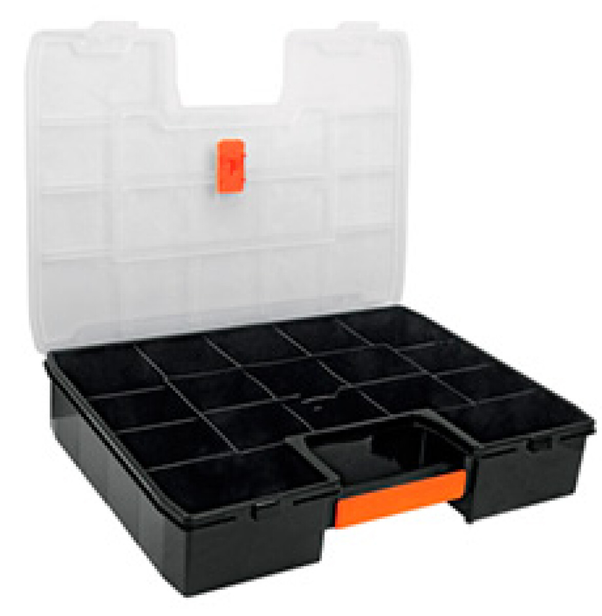 CAJA ORGANIZADORA 17 COMP 37X30X7CM.C/SEGURO TRUPER ORG-17X - N/a 