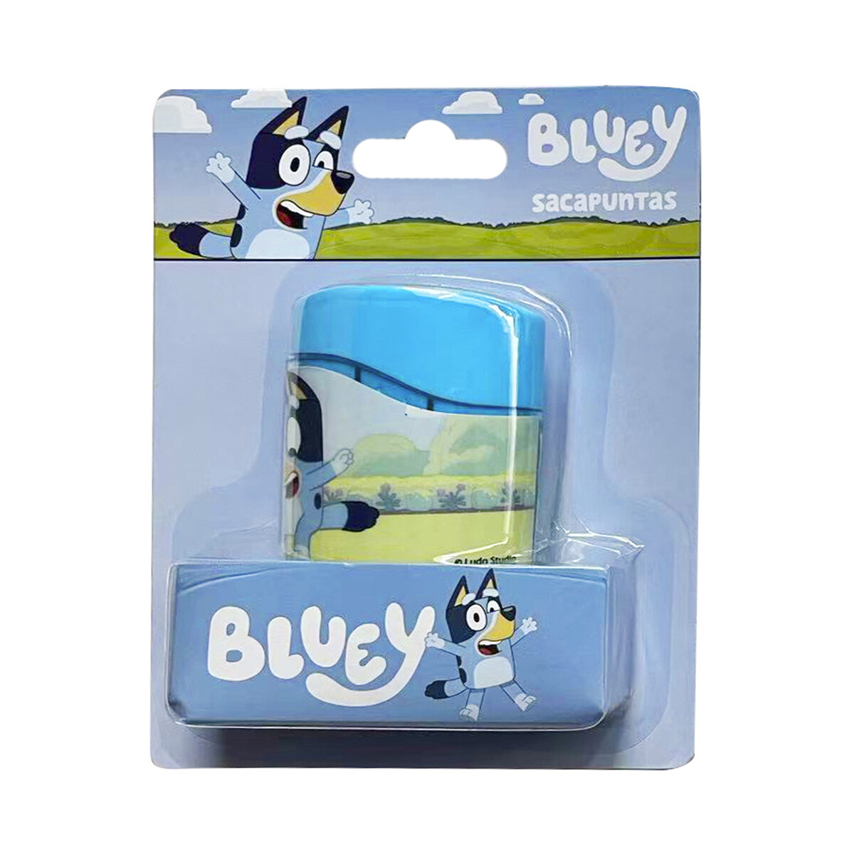 Sacapuntas Bluey con Deposito y 2 Agujeros 