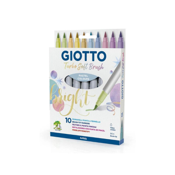 Marcador Giotto soft brush Única