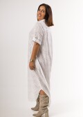 Vestido camisero de broderie Vestido camisero de broderie