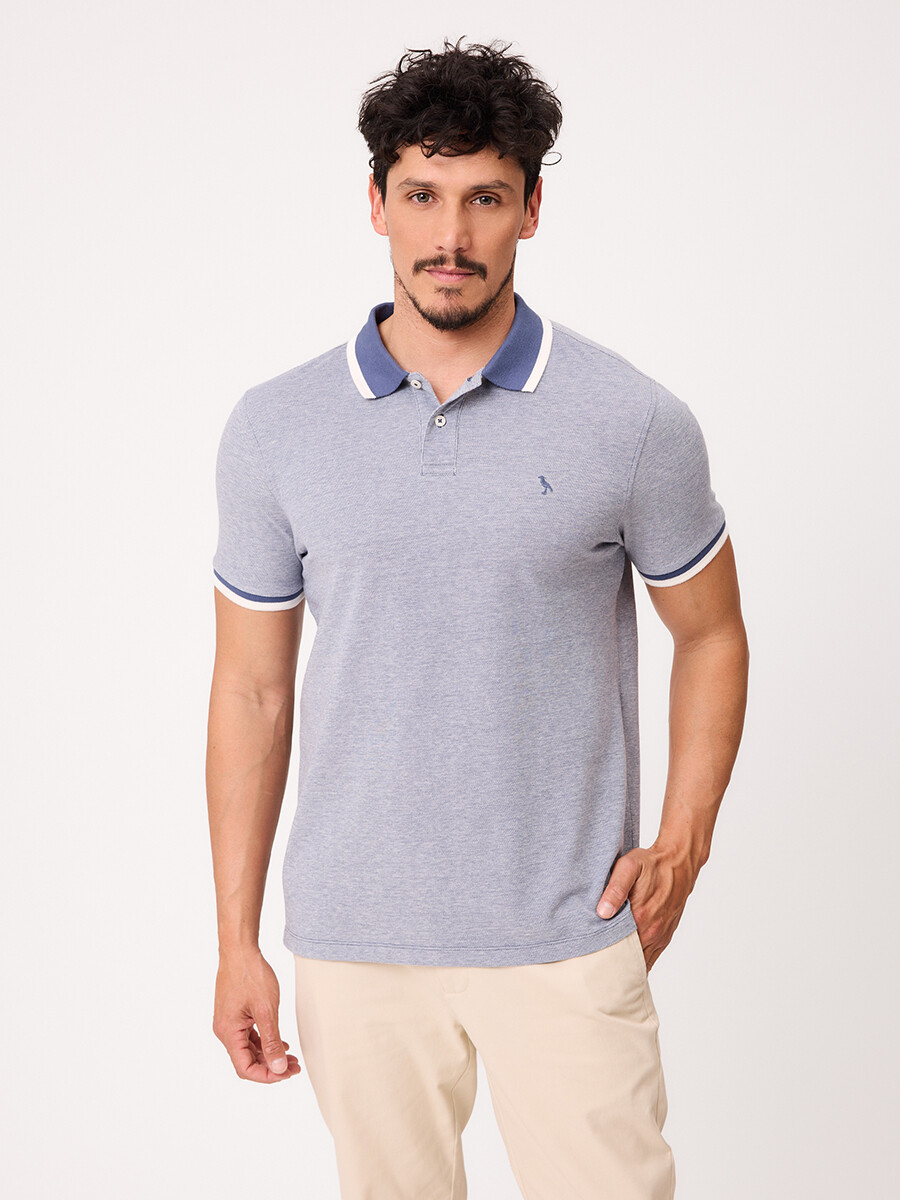 POLO GALOUR POLANCO - Azul 