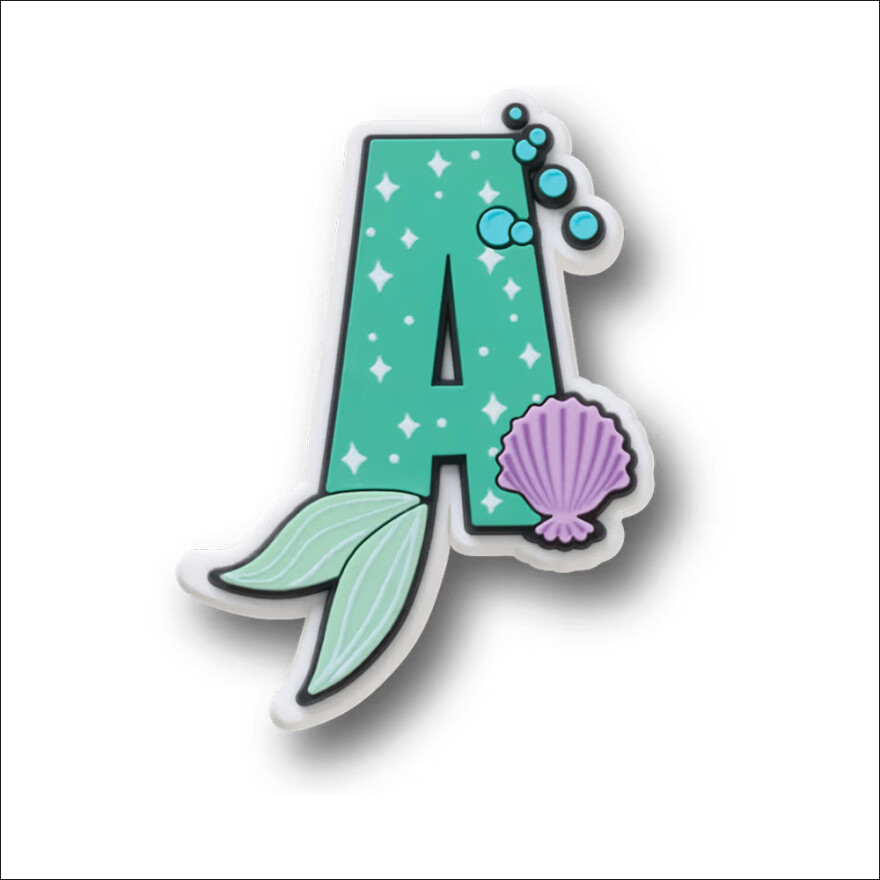 Jibbitz Disney Character Letter A Multicolor