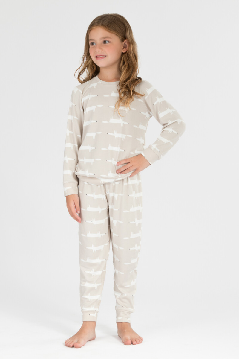 Pijama kids Gris melange