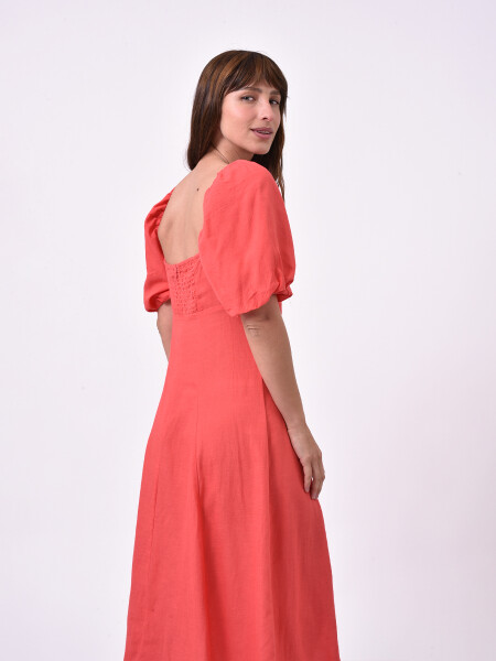 VESTIDO MASALA ROJO
