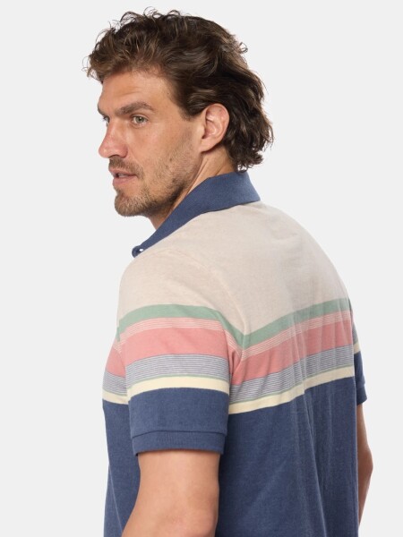 REMERA LEGACY 6032 AZUL BEIGE