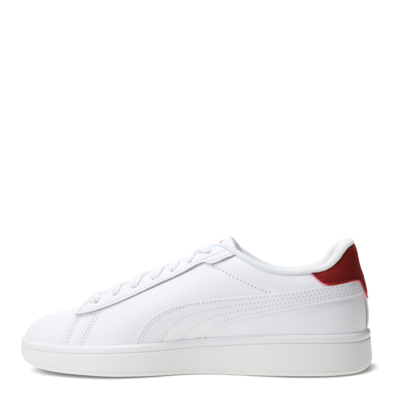 Championes de Hombre Puma Smash 3.0 L Blanco - Rojo