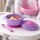 Plato con Ventosa Antidesliznate y Tapa Protectora Violeta