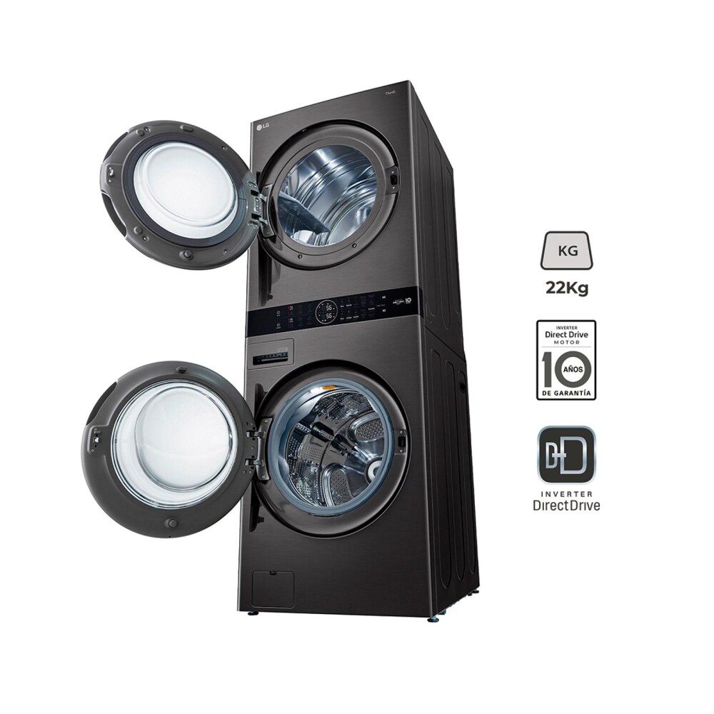 TORRE LAVADO Y SECADO LG 22-KG WK22BS6