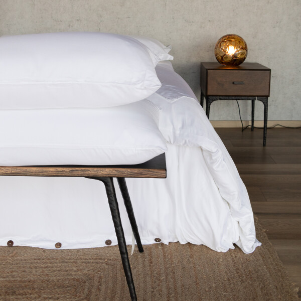 FUNDA DE ALMOHADA ORGANIC BAMBOO Blanco - SET x 2