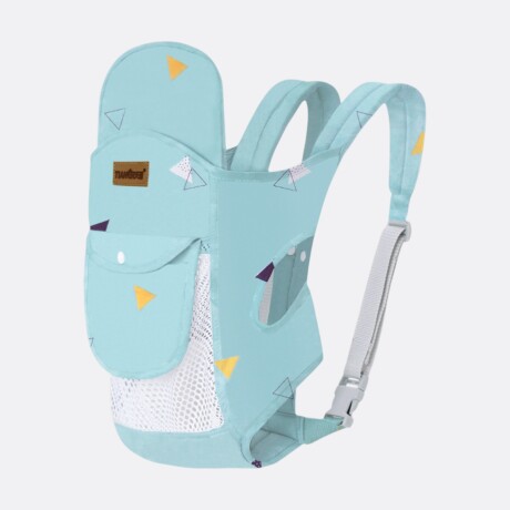 Cangurera Portabebes Mochila Bebé Ergonómica Multifuncional Celeste
