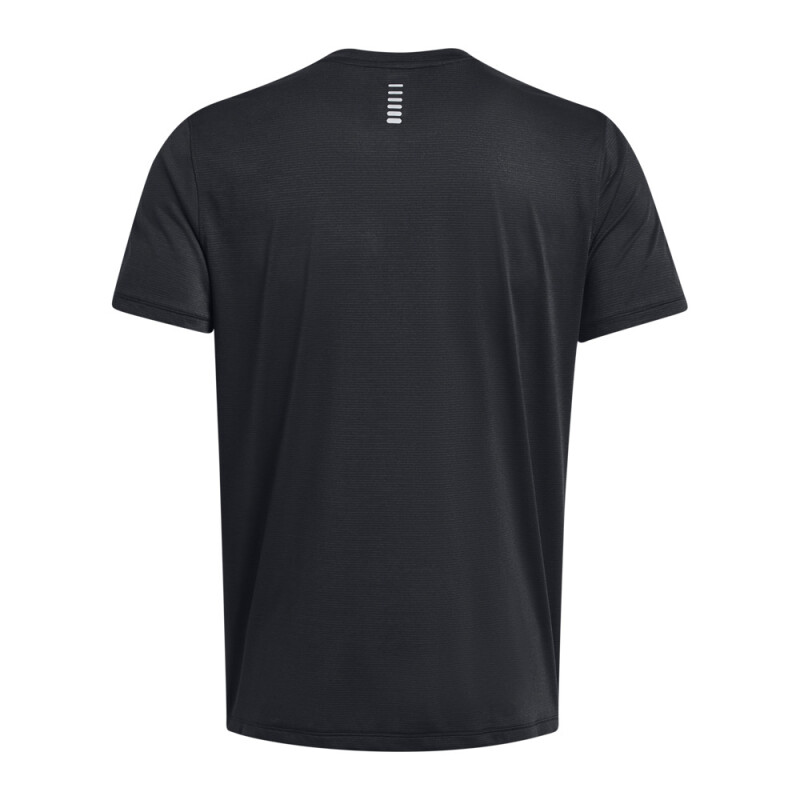 UA LAUNCH SHORTSLEEVE-ORG BLK-001