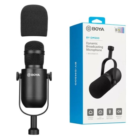 Microfono Boya BY-DM500 Cardioid Podcast Microfono Boya BY-DM500 Cardioid Podcast