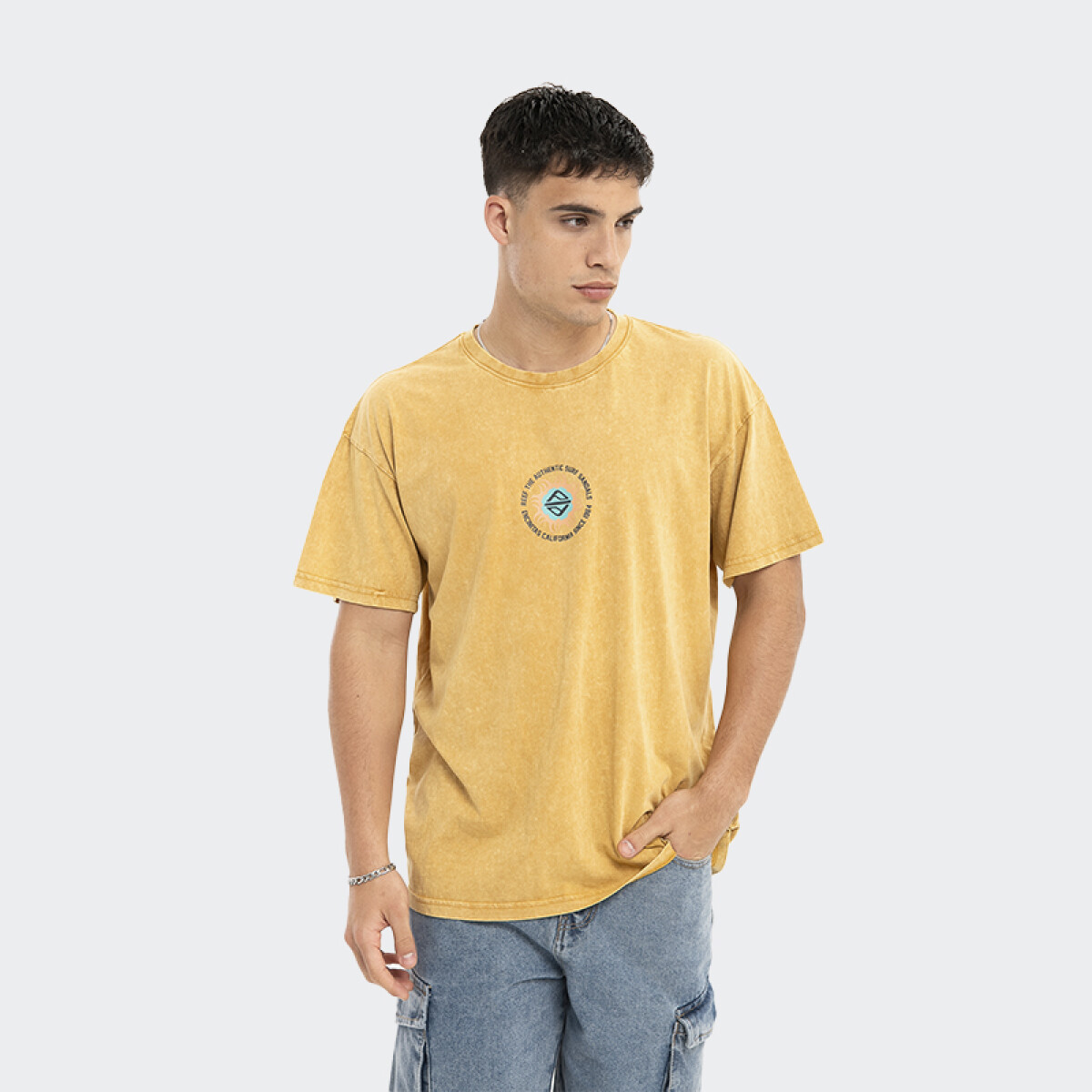 Remera Reef Oversize - Amarillo 