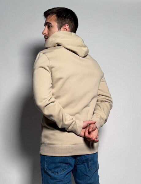 Campera de felpa con capucha Anantol Beige