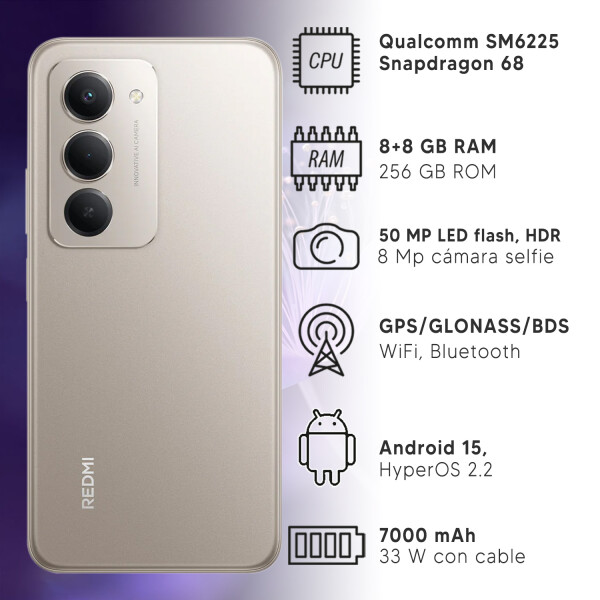 Xiaomi Redmi 15 8/256 Gb GRIS