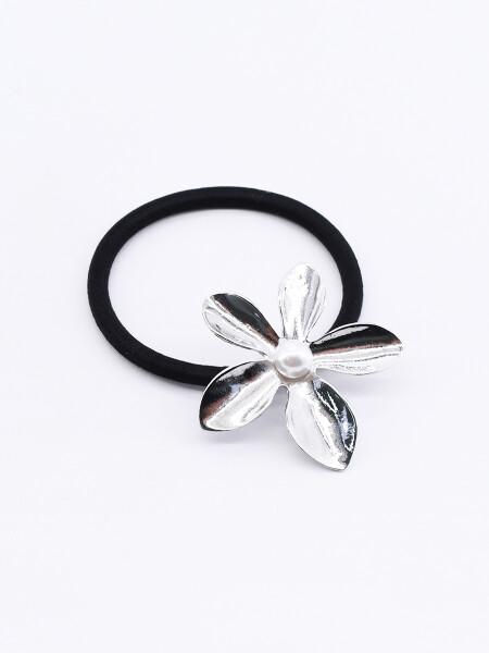 COLERO FLOR PLATEADO