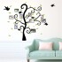 Vinilo Adhesivo Árbol Genealógico Portarretratos Para Pared Variante Arbol Con Marcos