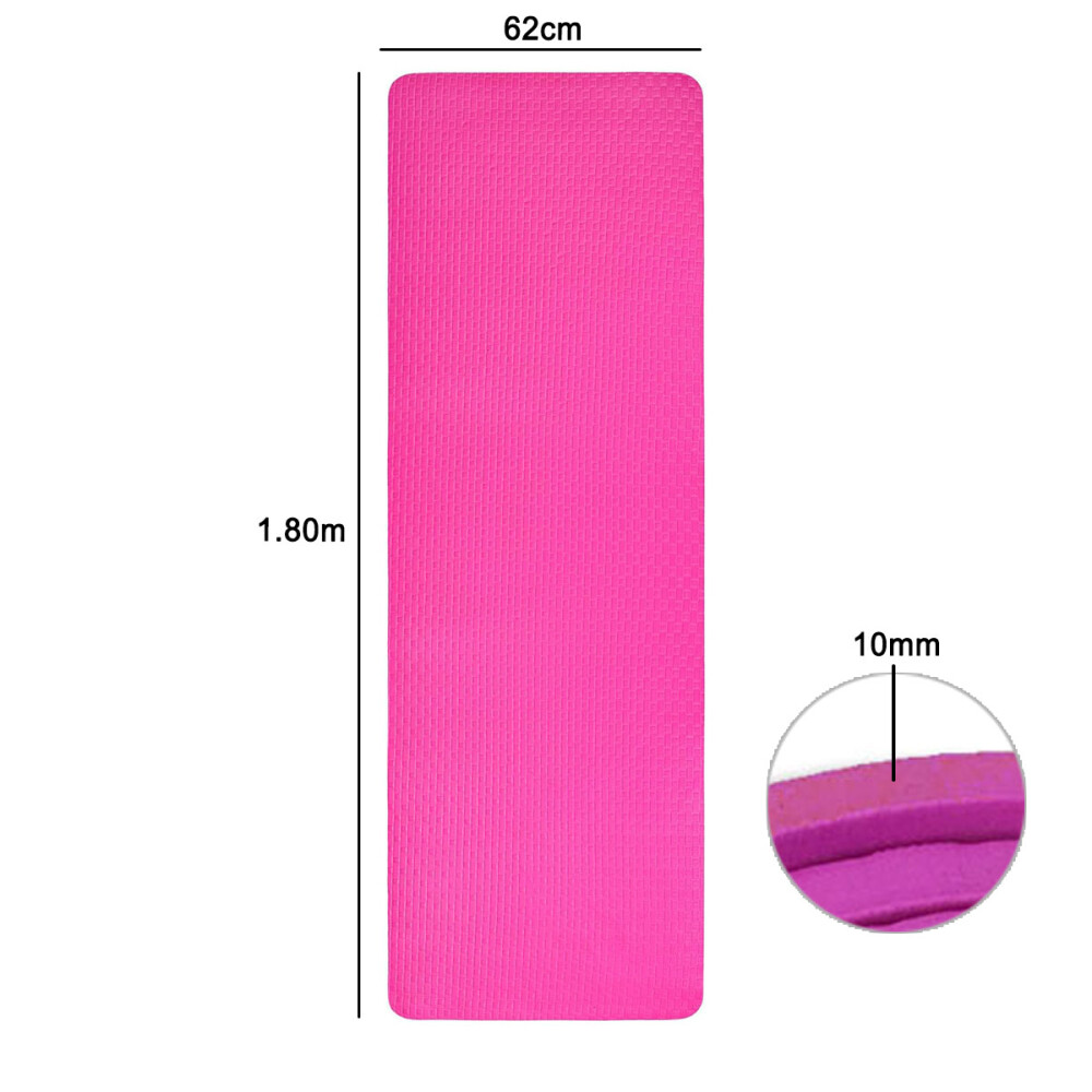 Colchoneta De Yoga 10mm Celeste