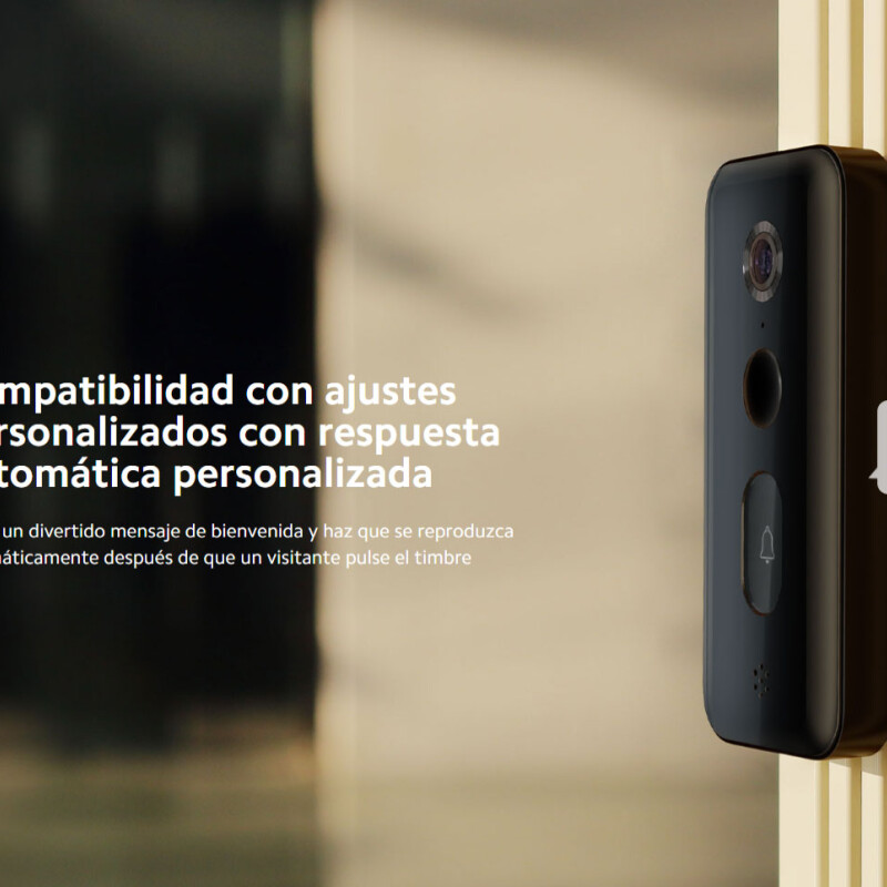 Xiaomi Smart Doorbell 3 - Timbre Inteligente con Cámara HD, Visión Nocturna y Conectividad Wi-Fi Xiaomi Smart Doorbell 3 - Timbre Inteligente con Cámara HD, Visión Nocturna y Conectividad Wi-Fi