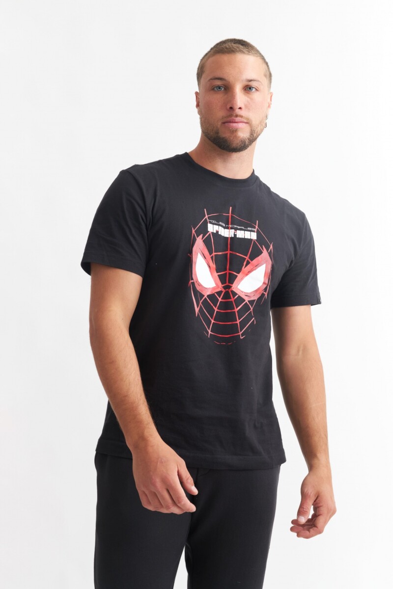 Remera Spiderman - Negro 