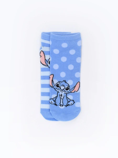 MEDIAS STITCH LIGHT BLUE PACK X2 VARIANTE 1