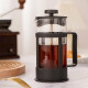 Cafetera francesa de vidrio y plástico 600 ml NEGRO
