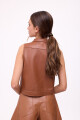 TOP JAPONA COURO Camel