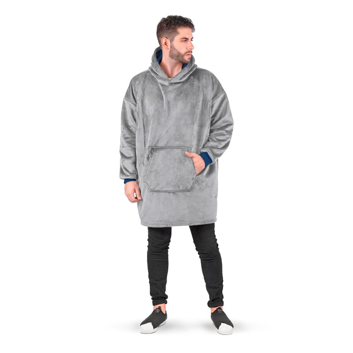 Pijama polar reversible para adulto 