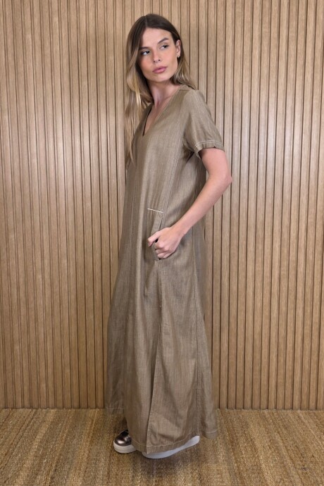 Vestido Polonio Mocha