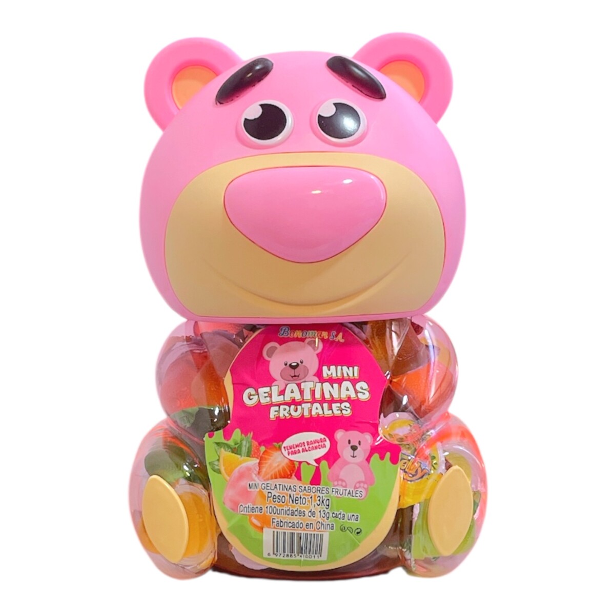 Gelatina en Pote x 100 - Oso Rosado 