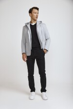 Blazer Boggiani Con Capucha GRIS