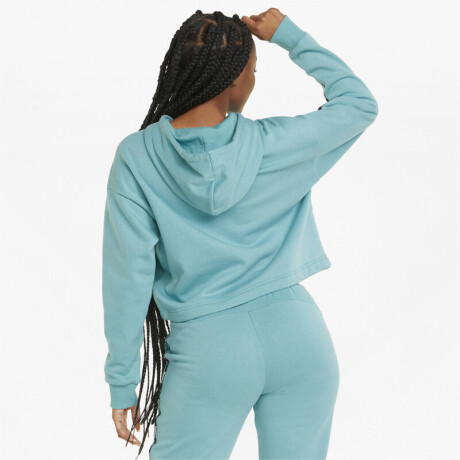 Power Tape Crop.hoodie FL 84909361 Turquesa