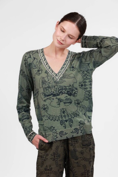 Pre Venta - Sweater Italian Coast Green Pre Venta - Sweater Italian Coast Green