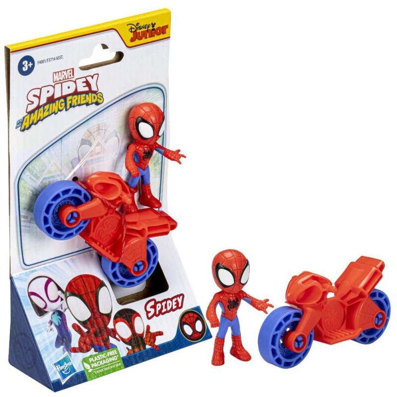 Figura Spidey Con Moto Figura Spidey Con Moto