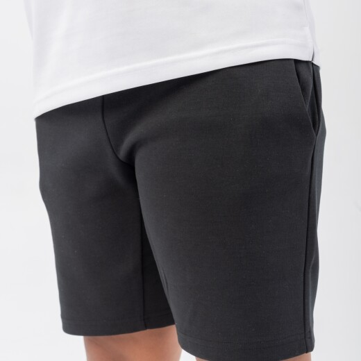 Short Menpi Alta Calidad Moda Niño Deportivo Negro S/C