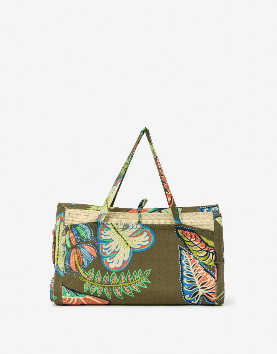 Esterilla Con Bolsita Estampada 