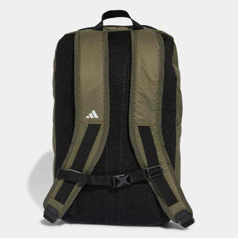 Mochila Adidas Essentials 3 Rayas Verde