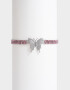Chokers Con Mariposas Choker Mariposa Strass - Plateado