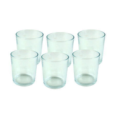 VASO VIDRIO SET X6PC 230ML 7.5X9CM CILINDRICO LISO VASO VIDRIO SET X6PC 230ML 7.5X9CM CILINDRICO LISO