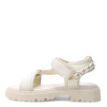 Sandalias de Niña MINI Miss Carol Califa de Tela Con Tiras Beige