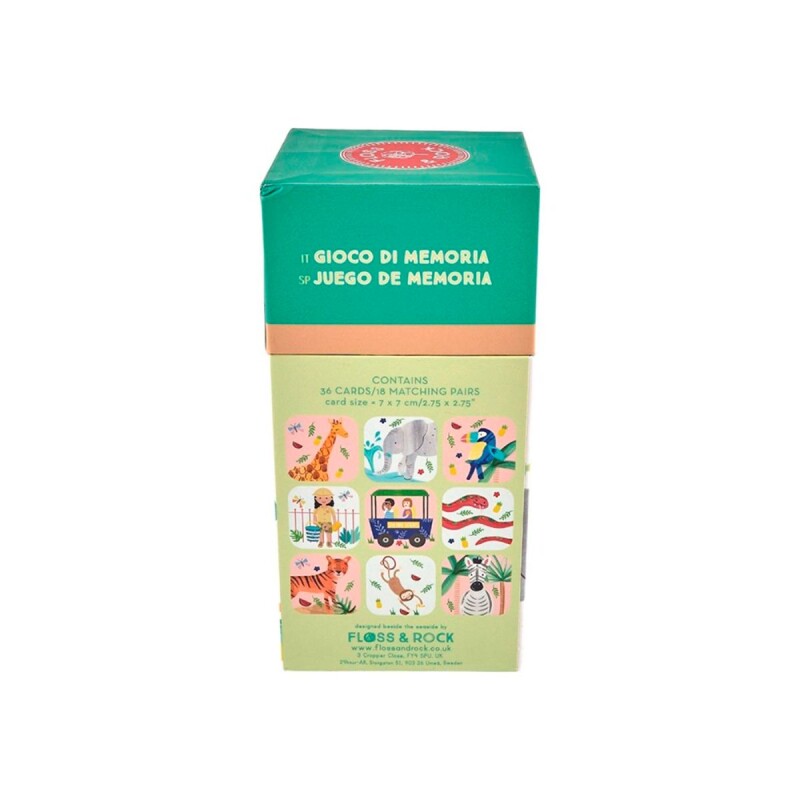 MEMORY Juego De Memoria 36 Cartas - La Jungla