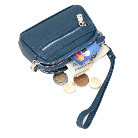 Monedero Lara Verde Petroleo