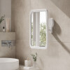 Espejo de Baño Autoadhesivo Blanco Astra Espejo De Baño Autoadhesivo Blanco Astra