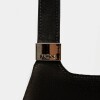 Bolso Eterial en cuero gamuza Negro